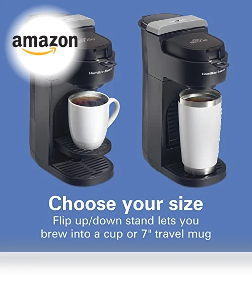 The Scoop Single Serve Coffee Maker & Fast Grounds Brewer — Electric Blade Coffee Grinders, Hamilton Beach