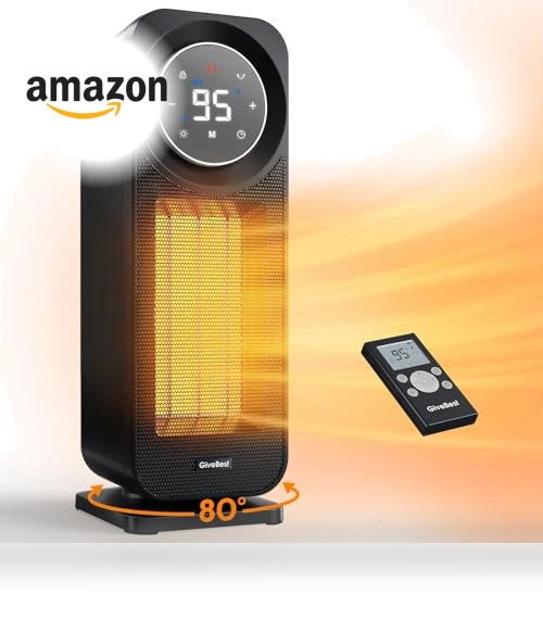 Touch Panel Space Heater — Home Climate Control, GiveBest
