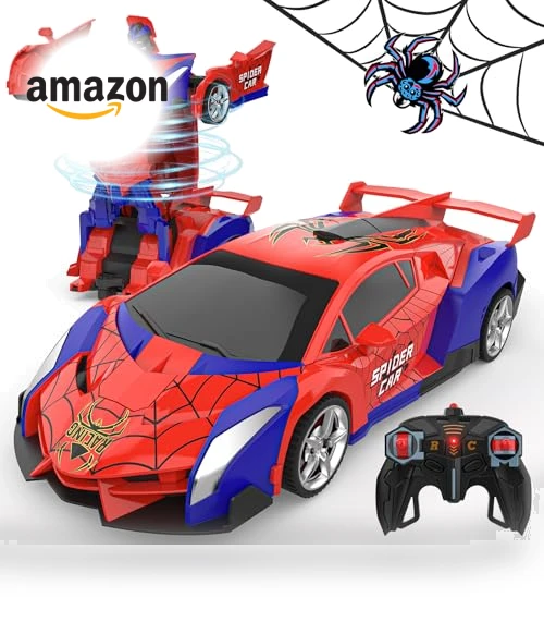 Transform RC Cars with 360° Rotation — Interactive Figures & Robots, BLUEJAY