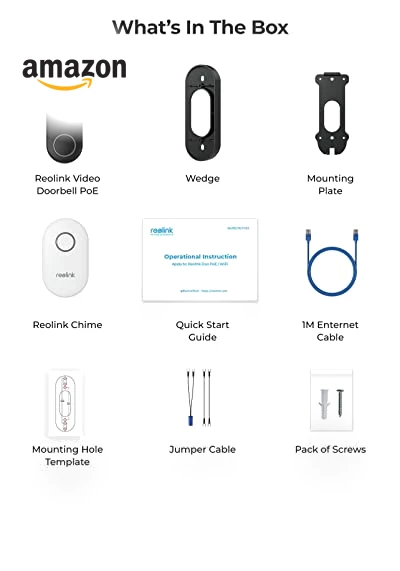 Video Doorbell PoE Camera — Cameras & Monitors, Reolink Digital
