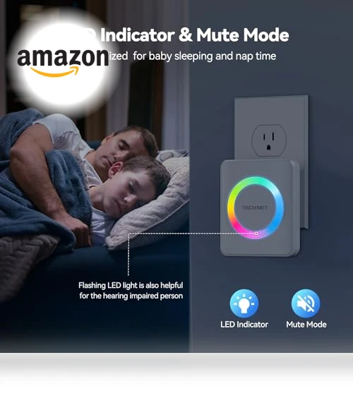 Wireless Doorbell — Chimes, TECKNET