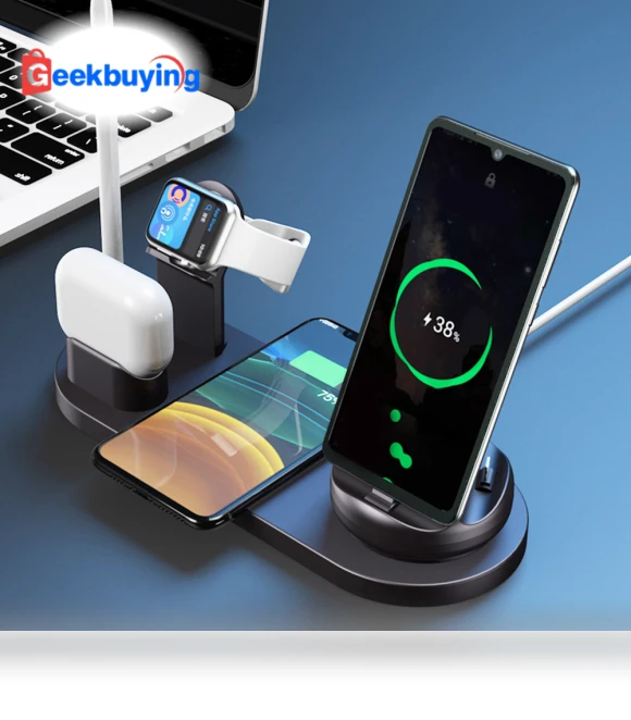 7 in 1 Wireless Charger Fast Charging For iPhone — Chargers, Other