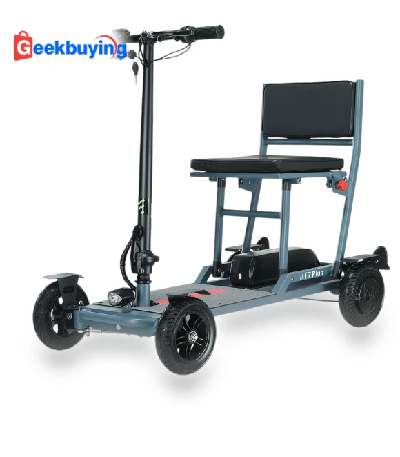 Four-wheel Electric Scooter with Seat — Electric Self-Balancing Scooters, FREEJOYER
