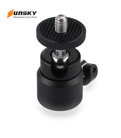 Metal Tripod Ball Head Adapter with Lock — Monopod Heads, PULUZ