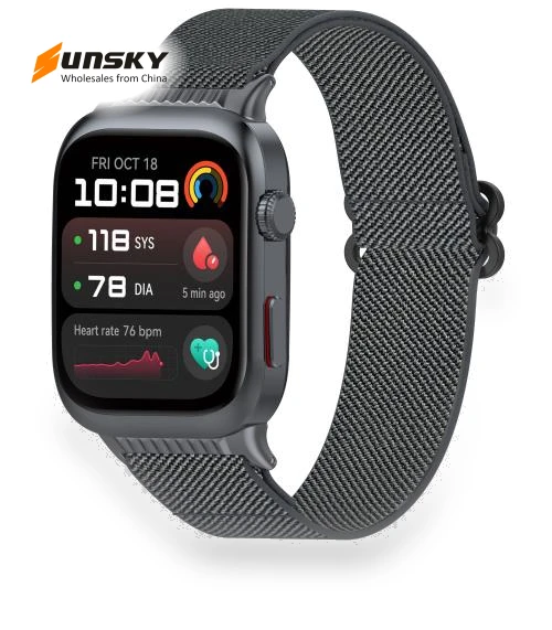 Nylon Elastic Braided Watch Band — Watch Straps & Bands, Huawei