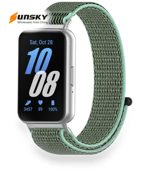 Nylon Loop Hook and Loop Fastener Watch Band — Watch Straps & Bands, Samsung