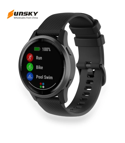 Silicone Watch Band — Fitness Bands, Garmin