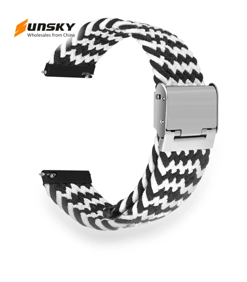 Universal Metal Buckle Nylon Braided Watch Band — Watch Accessories