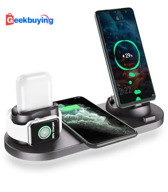 6 in 1 15W Wireless Charger — Chargers