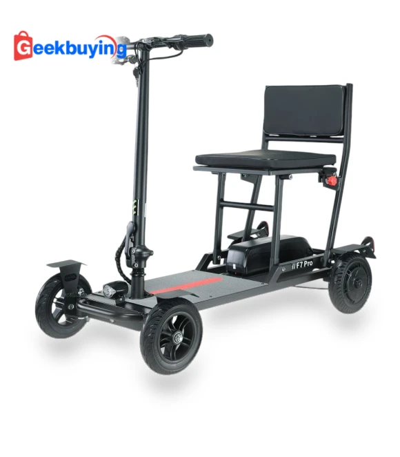 Four-wheel Electric Scooter with Seat — Electric Self-Balancing Scooters, FREEJOYER