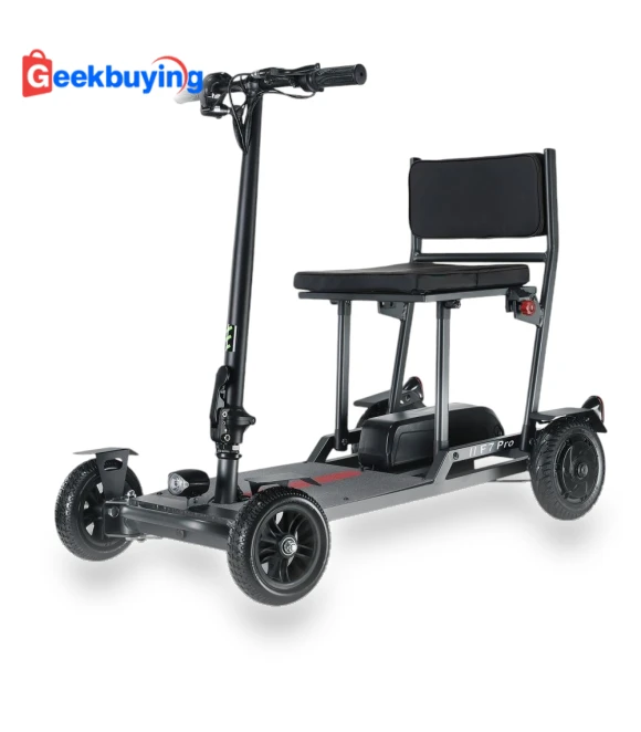 Four-wheel Electric Scooter with Seat — Electric Self-Balancing Scooters, FREEJOYER