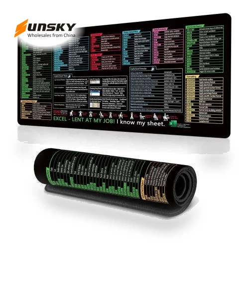Keyboard Shortcut Desk Mat Mouse Pad — Mouse Pads