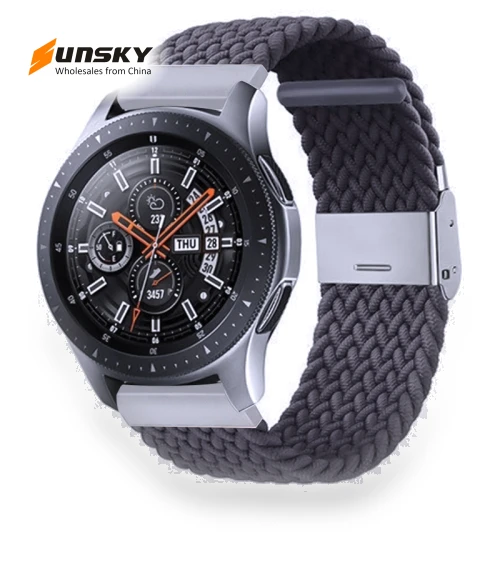 Nylon Braided Metal Buckle Watch Band — Watch Accessories, Samsung