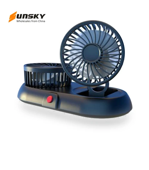 Two Head Adjustable Foldable Multifunctional High-Wind Fan — Portable Cooling Solutions