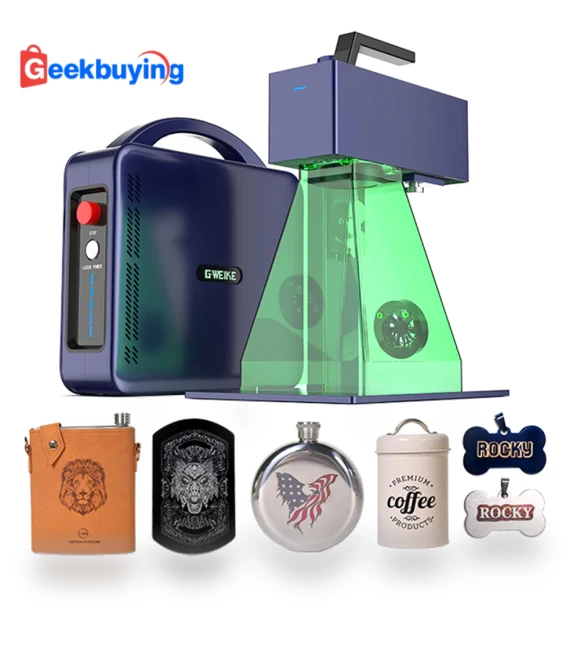 20W Fiber Laser Marking Machine — Engraving Equipment & Accessories, Gweike