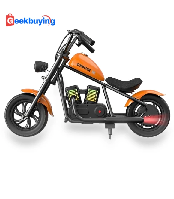 Cruiser 12 Plus Electric Motorcycle for Kids — Electric Vehicles, Hyper GOGO