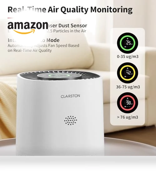 H13 True HEPA Air Purifier — Activated Carbon Air Purifiers, CLARSTON