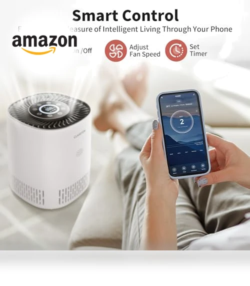 H13 True HEPA Air Purifier — Activated Carbon Air Purifiers, CLARSTON