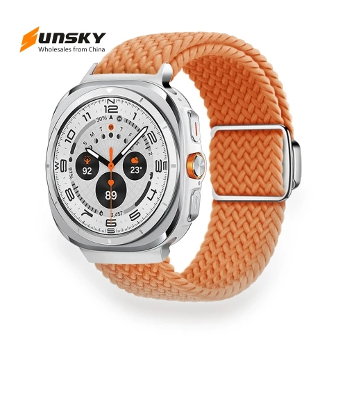 Nylon Loop Magnetic Buckle Watch Band — Watch Straps & Bands, Samsung