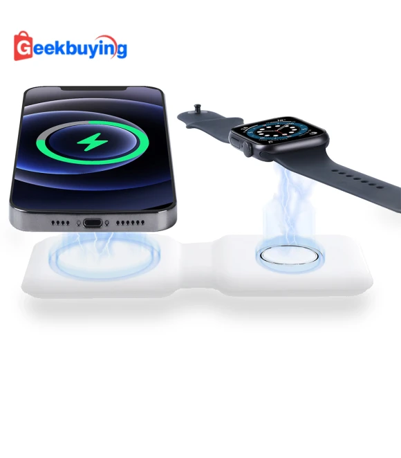 Portable 2-in-1 Magnetic Wireless Charger — Chargers, Other