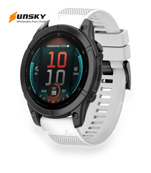 Quick Release Silicone Watch Band — Watch Accessories, Garmin