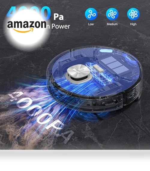 Robot Vacuum and Mop with LiDAR Navigation — Smart Cleaning Robots, Tikom