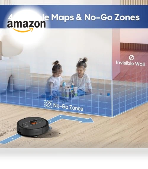 Robot Vacuum and Mop with Self-Emptying — Smart Cleaning Robots, eitton