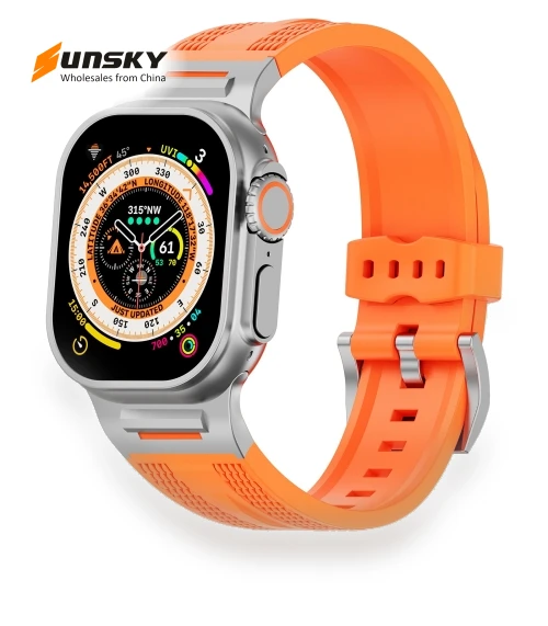 Trailblazer Woven Texture Silicone Watch Band — Watch Accessories
