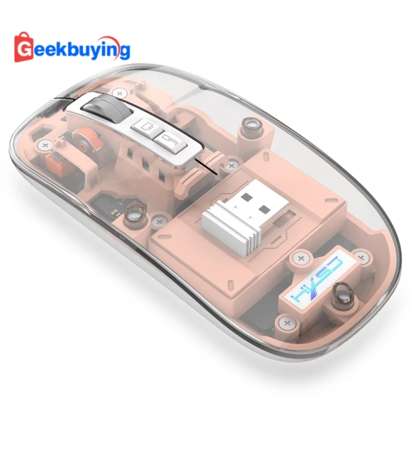 Wireless Mouse with RGB Light — Gaming Mice, HXSJ