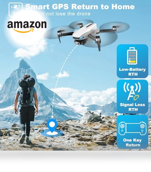 2K HD GPS Drone with Auto Return — Drones, BLINORY