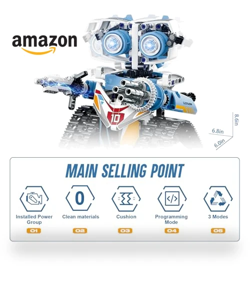 3 in 1 STEM Robotics Set — Interactive Figures & Robots, DOLIVE