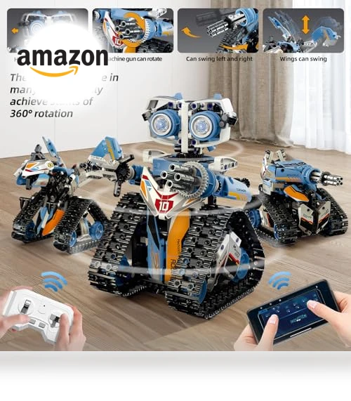 3 in 1 STEM Robotics Set — Interactive Figures & Robots, DOLIVE
