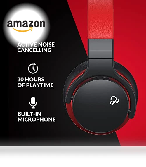 Active Noise Cancelling Headphones — Over-Ear Headphones, MOVSSOU