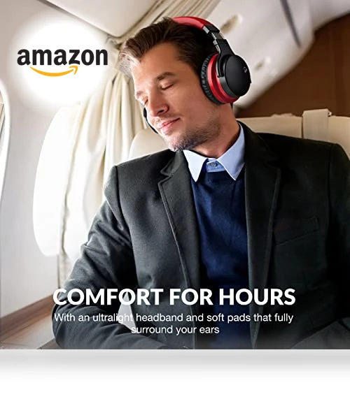 Active Noise Cancelling Headphones — Over-Ear Headphones, MOVSSOU