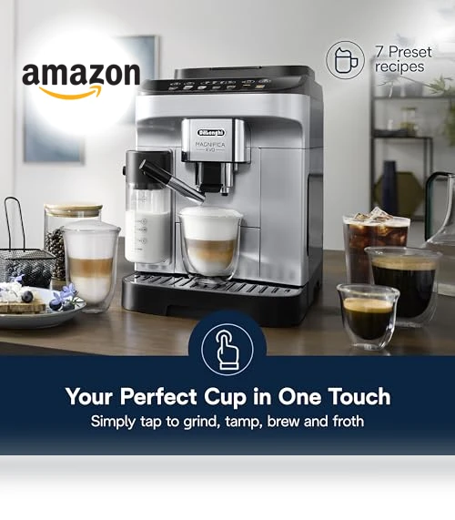 Automatic Espresso & Coffee Machine with Automatic Milk Frother — Coffee & Espresso Combos, De'Longhi