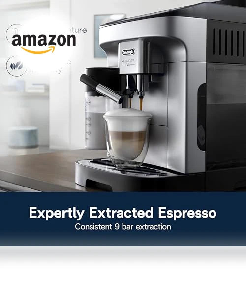 Automatic Espresso & Coffee Machine with Automatic Milk Frother — Coffee & Espresso Combos, De'Longhi