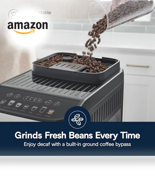 Automatic Espresso & Coffee Machine with Automatic Milk Frother — Coffee & Espresso Combos, De'Longhi