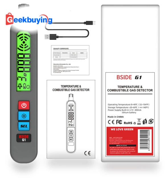 Combustible Gases Leak Detector — Gas Safety Equipment, BSIDE