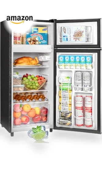 Double Door Refrigerator with Freezer — Mini Fridges, Tehanld
