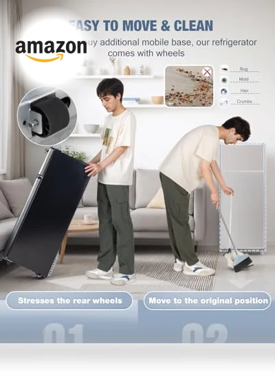 Double Door Refrigerator with Freezer — Mini Fridges, Tehanld