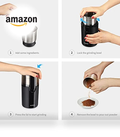 Electric Coffee and Spice Grinder — Electric Blade Coffee Grinders, SHARDOR