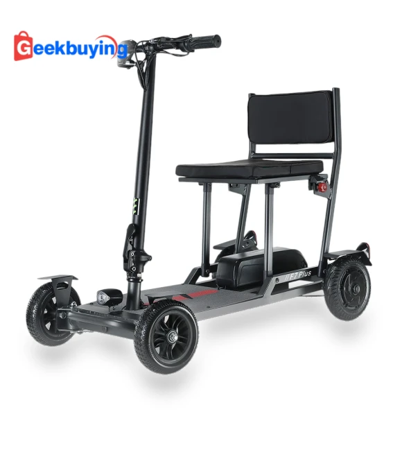 Four-wheel Electric Scooter with Seat — Electric Self-Balancing Scooters, FREEJOYER