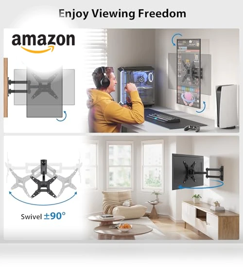 Full Motion TV Monitor Wall Mount Bracket — Display Mounts, Pipishell