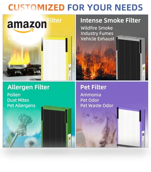 HEPA Filter B Replacement — Activated Carbon Air Purifiers, Pulluty