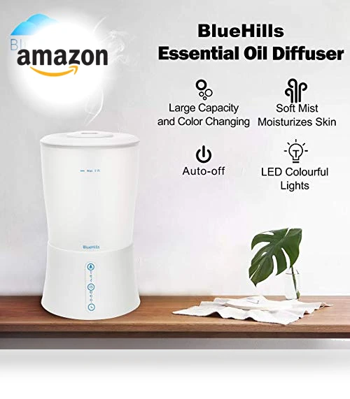 Large Essential Oil Diffuser Premium Aromatherapy Humidifier — Diffusers, BlueHills
