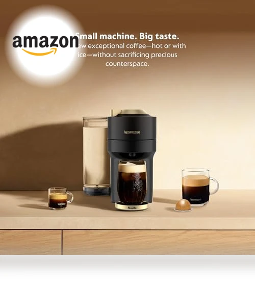 Limited-Edition Vertuo Pop+ Deluxe Coffee and Espresso Maker with Milk Frother — Coffee & Espresso Combos, Nespresso