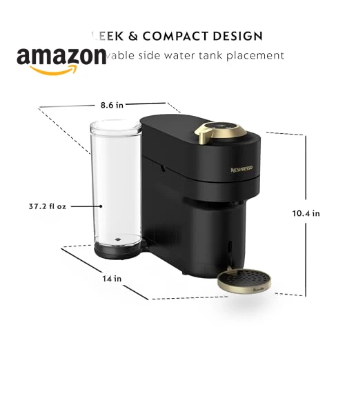 Limited-Edition Vertuo Pop+ Deluxe Coffee and Espresso Maker with Milk Frother — Coffee & Espresso Combos, Nespresso