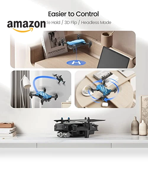 Mini Drone with Camera for Kids — Flying Toys, DEERC