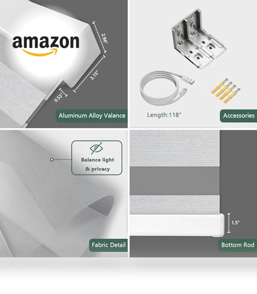 Motorized Zebra Blinds — Smart Home Hubs & Controllers, COOLWINDS