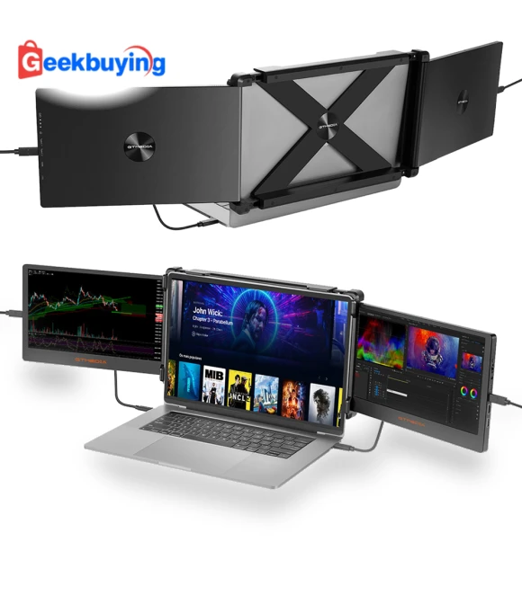 Portable Dual Screen Monitor — Display Solutions, GTMEDIA